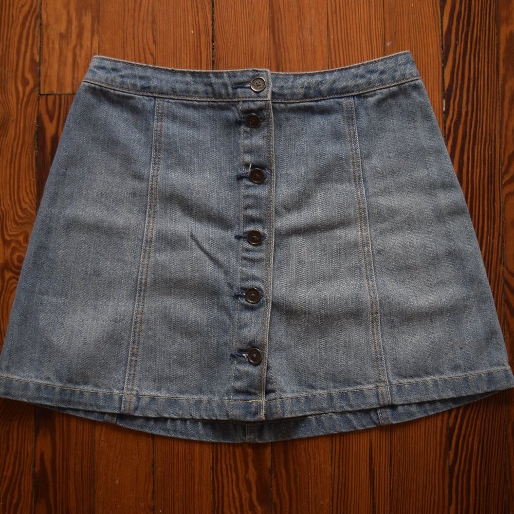 Denim A&F Skirt
